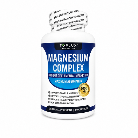 Magnesium Complex 8 en 1 - Relaja tus músculos, quita los calambres y más beneficios